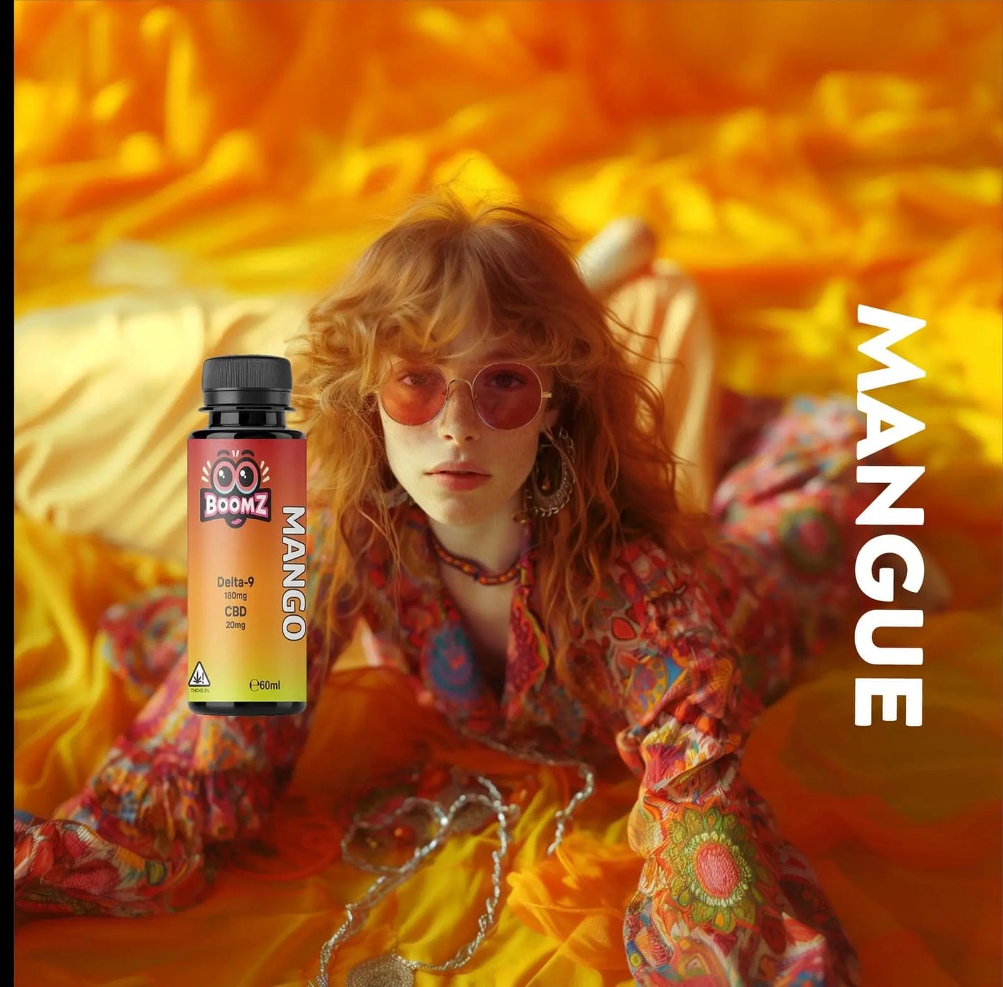 Sirop Delta-9 THC Boomz Mango R-Labs