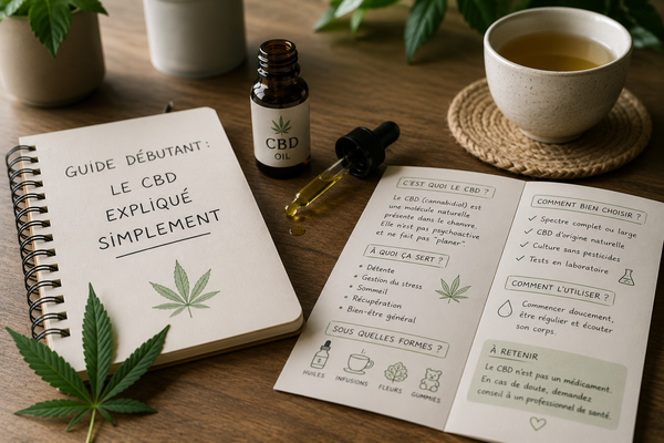 Guide débutant : le CBD expliqué simplement
