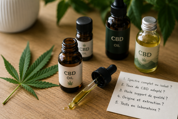 Comment choisir son huile CBD : le guide complet