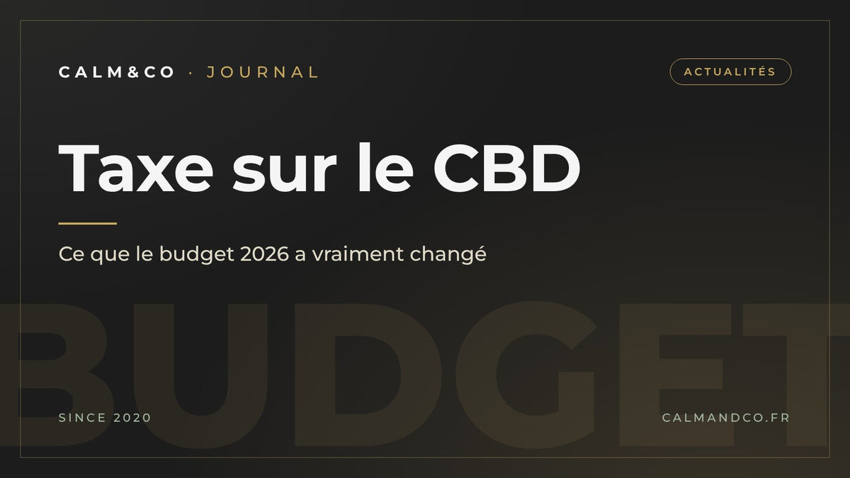 Taxe sur le CBD : ce que le budget 2026 a vraiment changé, article du Journal Calm&Co