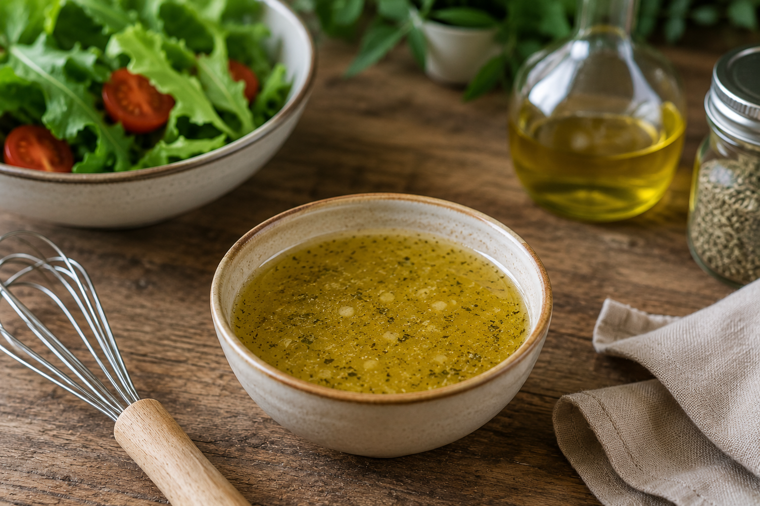 Vinaigrette au CBD : la recette salée originale Image