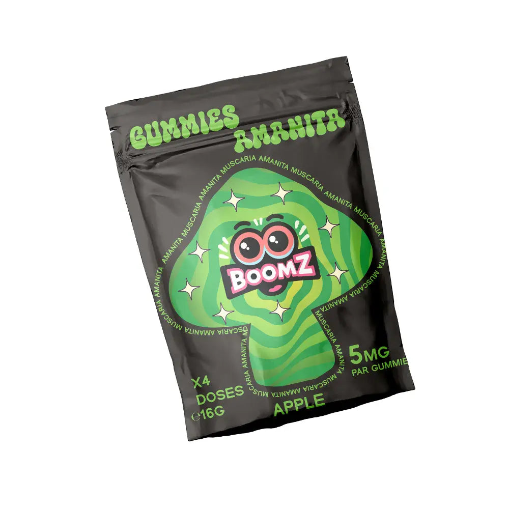 Champignon Boomz - Gummies 5 mg Muscimol (x4) Pomme R-Labs