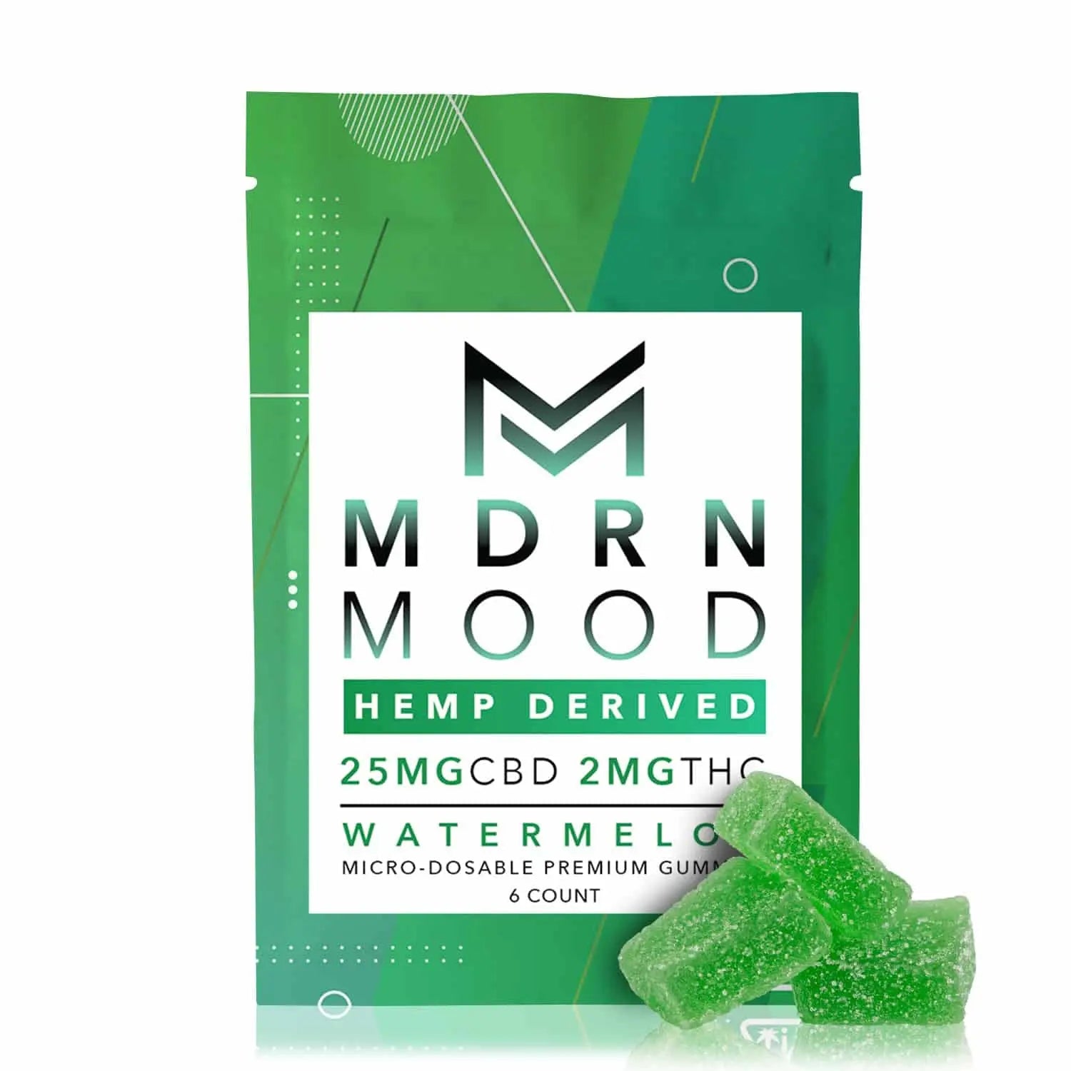 Gummies CBD & THC Watermelon – MDRN MOOD R-Labs