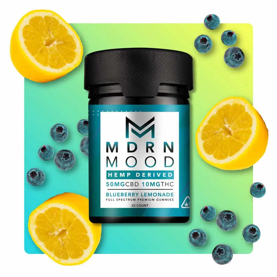 Gummies CBD &THC Blueberry Lemonade – MDRN MOOD R-Labs