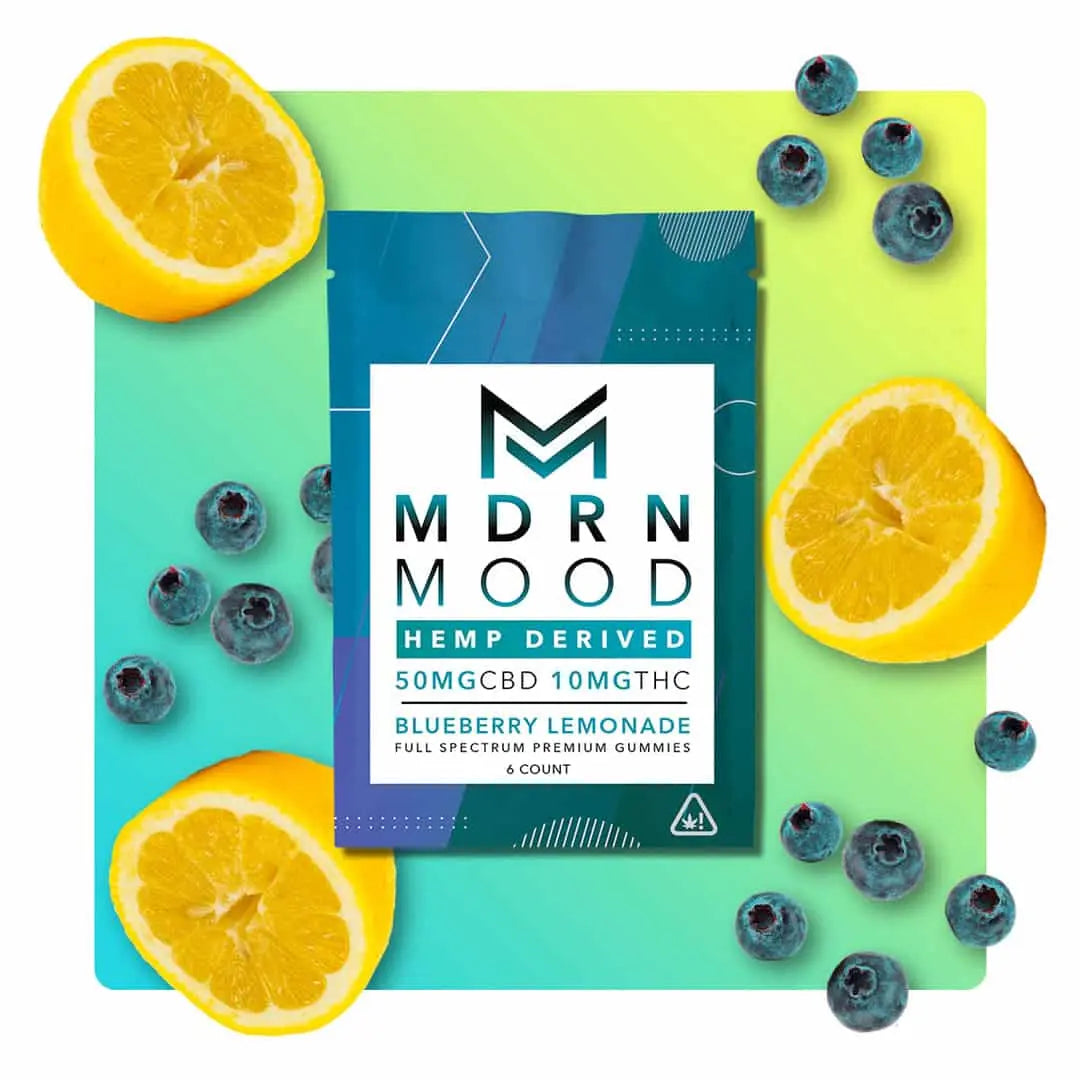 Gummies CBD & THC Blueberry Lemonade – MDRN MOOD R-Labs