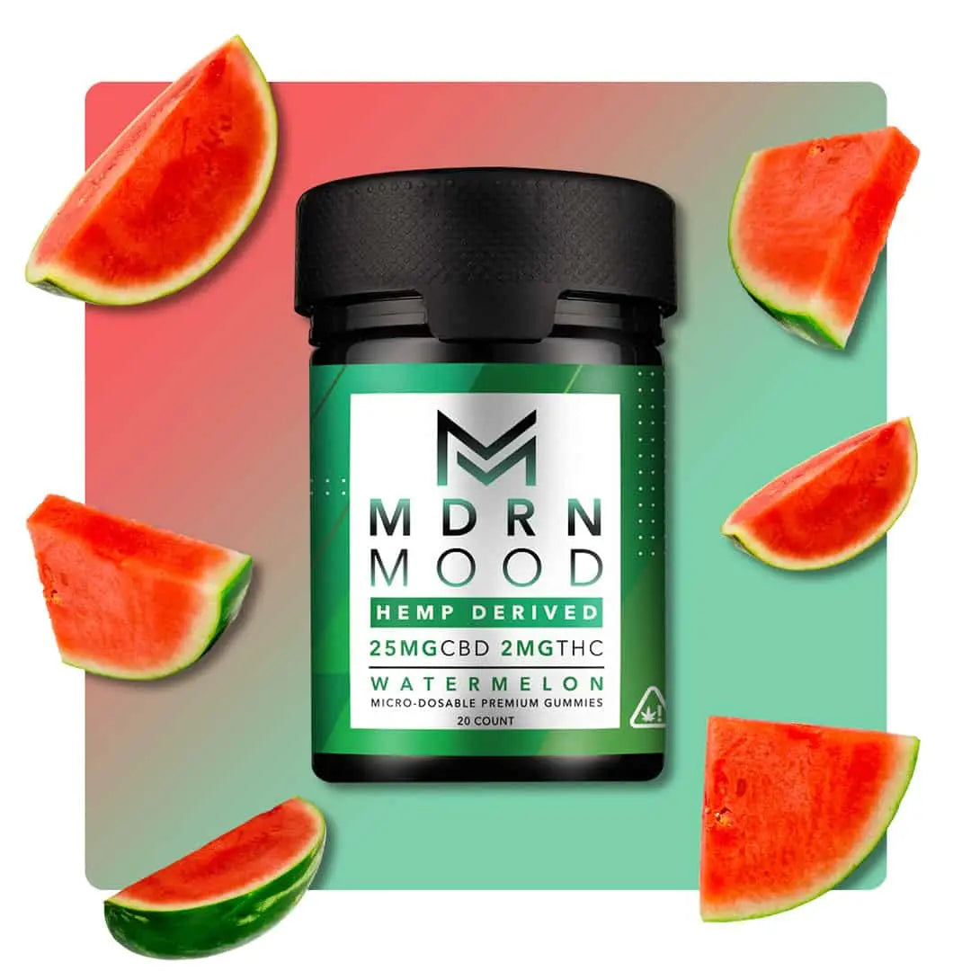 Gummies CBD & THC Watermelon – MDRN MOOD R-Labs