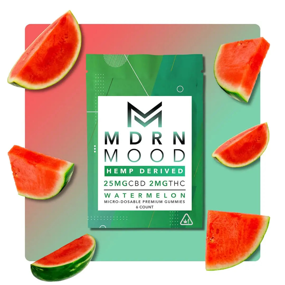 Gummies CBD & THC Watermelon – MDRN MOOD R-Labs