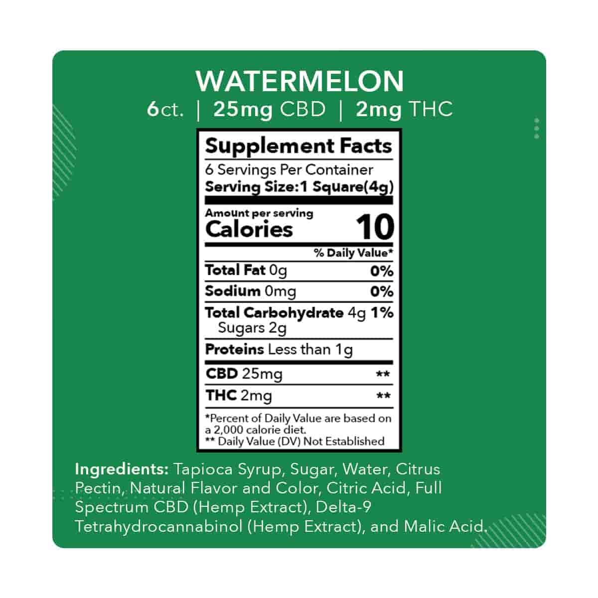 Gummies CBD & THC Watermelon – MDRN MOOD R-Labs
