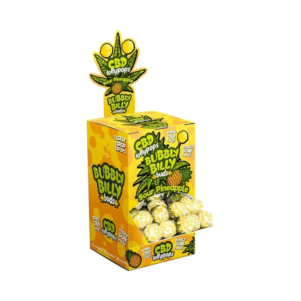 Sucette CBD Sour Pineapple – 10 mg Calm&Co