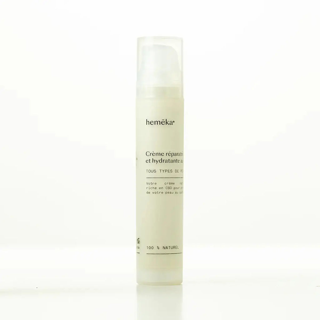 Crème réparatrice & hydratante au CBD – Calm&Co x hemēka