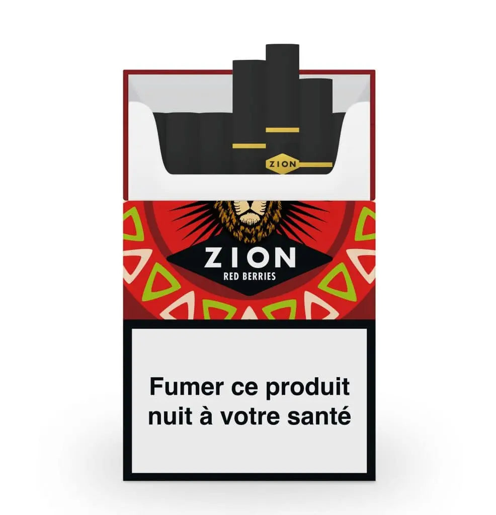 Cigarettes CBD Zion Red Berries Sans Nicotine R-Labs