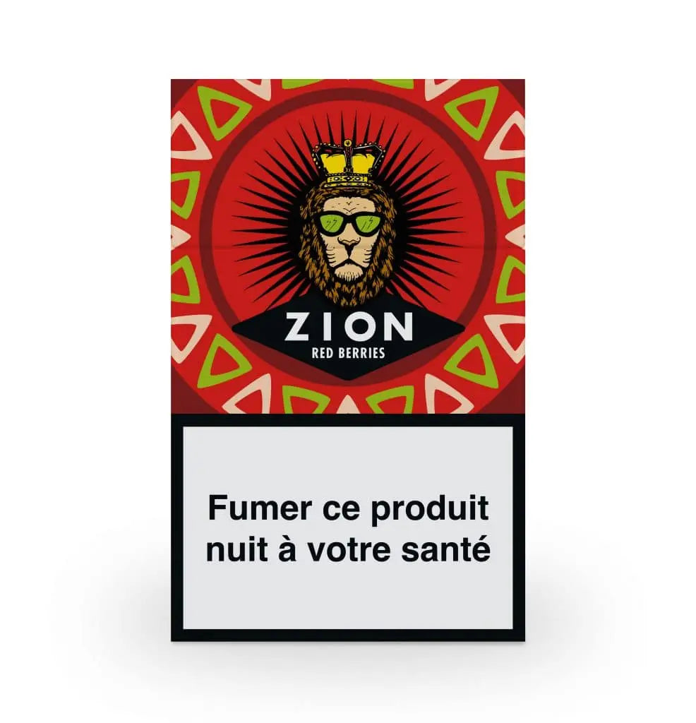Cigarettes CBD Zion Red Berries Sans Nicotine R-Labs